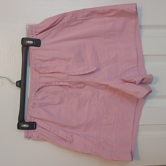 Lululemon Athletica Cotton-Blend Poplin High-Rise Shorts - Picture 1 of 5